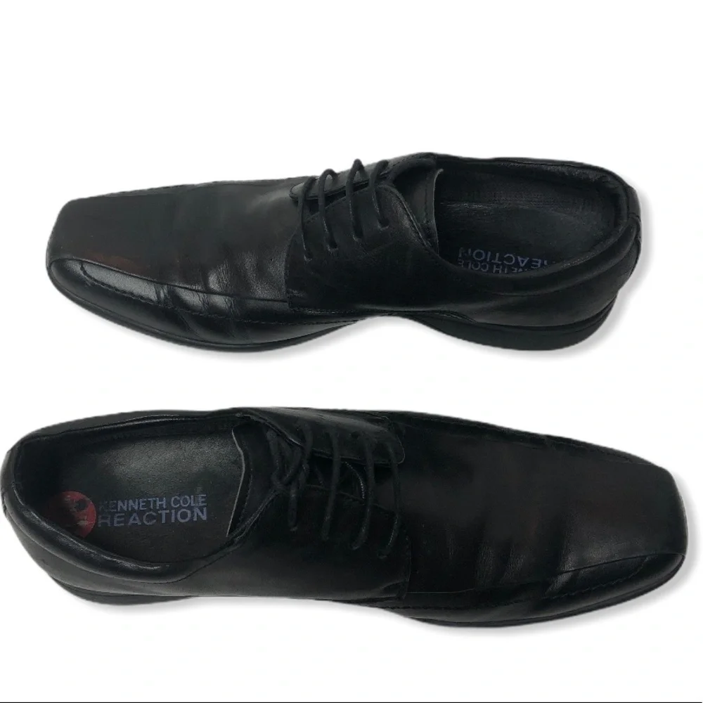 Kenneth Cole Reaction Men Black Oxford shoes 10m